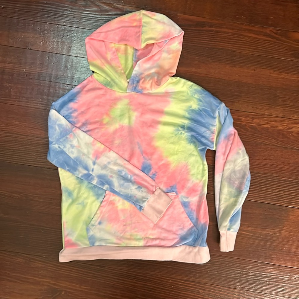 Tie dye kids hoodie